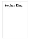Stephen King | Fördjupningsuppgift Stephen King | Fördjupningsuppgift