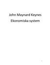 Keynes ekonomiska system | Orsaker och Konsekvenser | Historia 3