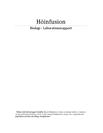 Höinfusion - Labbrapport i Biologi A