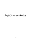 Narkotika och droger | Åtgärder för straffade och ostraffade