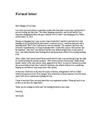 Bad service: Formal letter of complaint | Brev