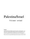 Palestina-Israel konflikten | Fördjupningsarbete