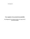 Ung i det postmoderna samhället | Rapport Ung i det postmoderna samhället | Rapport