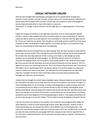 Social Networks | Argumentative text