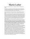 Martin Luther och reformationen | Fördjupningsuppgift