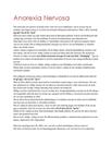 Anorexia ur de olika psykologiska perspektiven | Utredande text