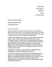 Cover Letter to Harvard | Formellt brev