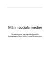 Bildanalys: Män i sociala medier