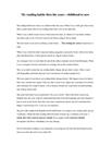 My reading habits | Essay