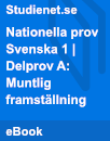 Nationella prov | Svenska 1 | Delprov A: Muntlig framställning Nationella prov | Svenska 1 | Delprov A: Muntlig framställning